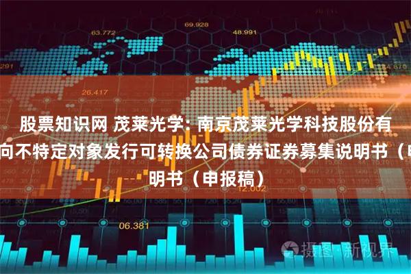 股票知识网 茂莱光学: 南京茂莱光学科技股份有限公司向不特定对象发行可转换公司债券证券募集说明书（申报稿）